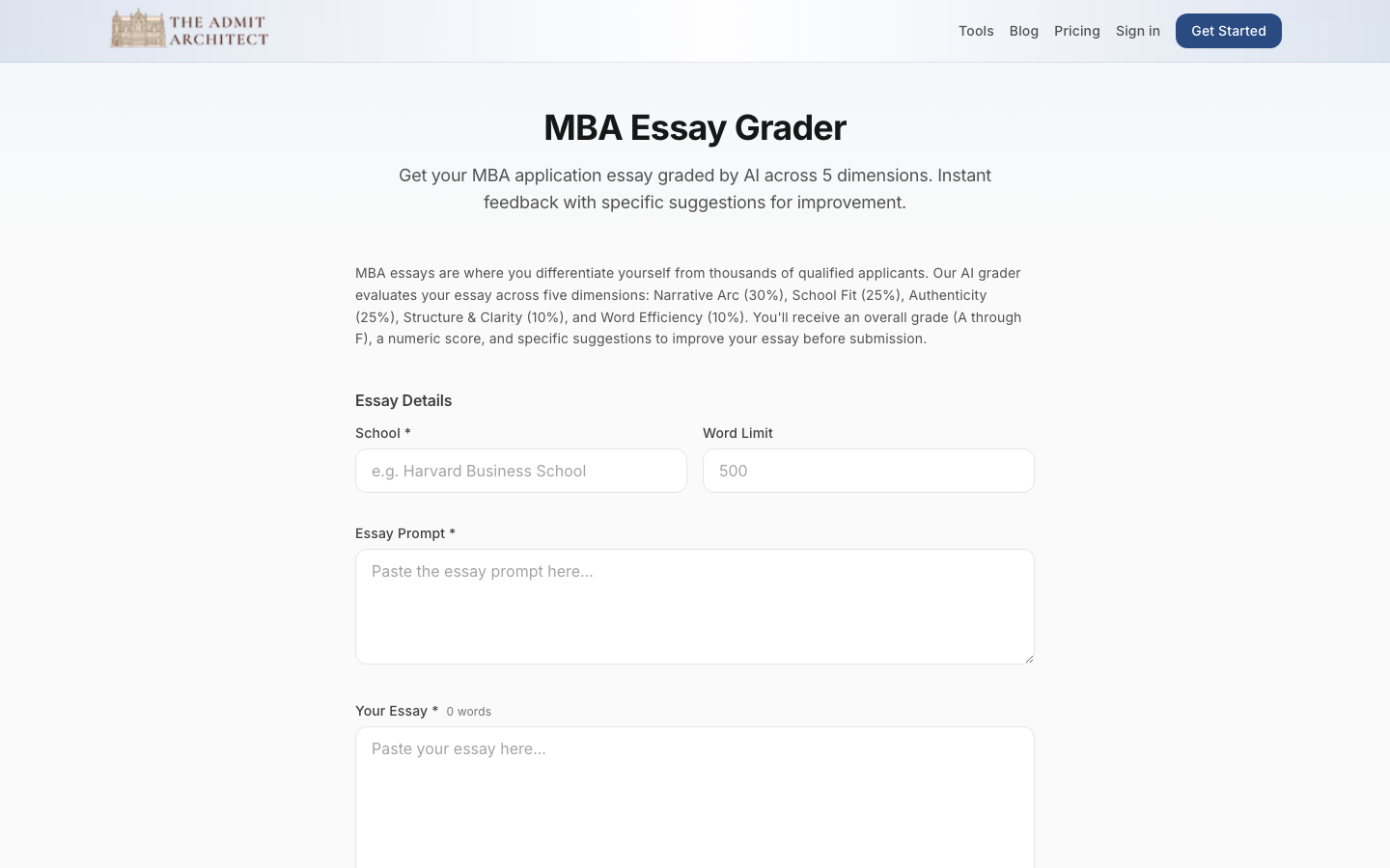 Essay Grader.